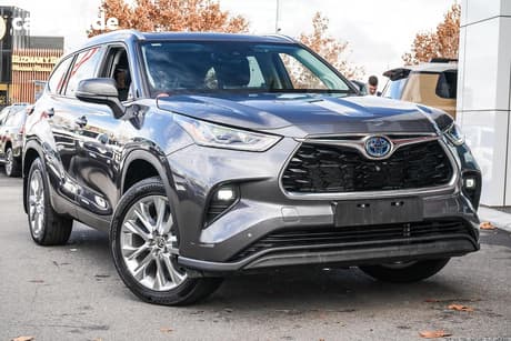 Grey 2021 Toyota Kluger Wagon Grande Hybrid Awd