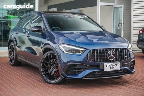 Blue 2020 Mercedes-Benz GLA45 Wagon S 4Matic+