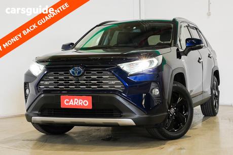 Blue 2021 Toyota RAV4 Wagon Cruiser (Awd) Hybrid