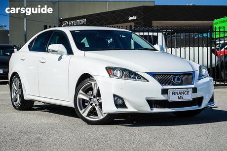 White 2012 Lexus IS250 Sedan Sports Luxury