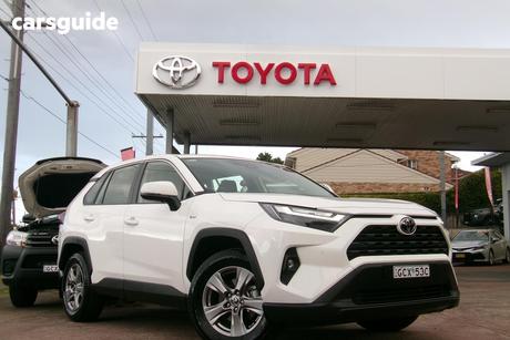 White 2025 Toyota RAV4 Wagon Gx (2Wd) Hybrid