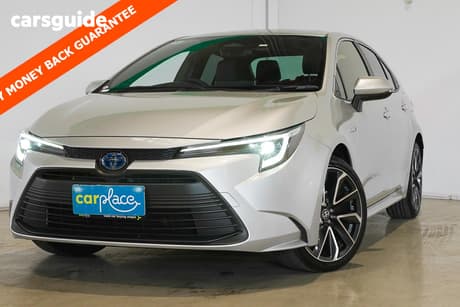 Silver 2024 Toyota Corolla Sedan Zr Hybrid