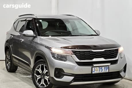 Grey 2021 Kia Seltos Wagon Sport (Fwd)