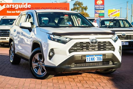 White 2024 Toyota RAV4 Wagon Gx (2Wd) Hybrid