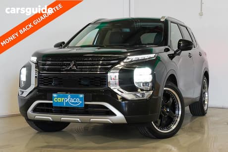 Black 2024 Mitsubishi Outlander Wagon Aspire 7 Seat (2Wd)