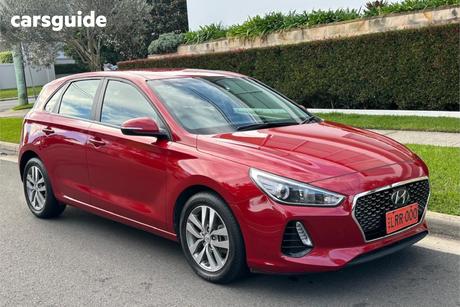 Red 2019 Hyundai I30 Hatchback Active