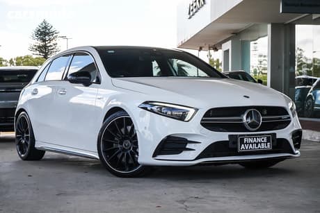 White 2022 Mercedes-Benz A35 Hatchback 4Matic