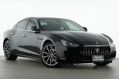 Black 2021 Maserati Ghibli Sedan Mhev