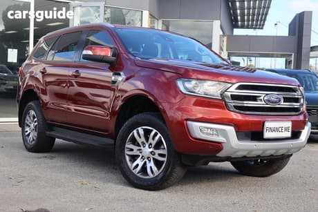 Red 2018 Ford Everest Wagon Trend (4Wd) (5 Yr)