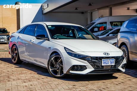 White 2021 Hyundai I30 Sedan N Line