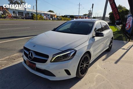 White 2018 Mercedes-Benz A180 Hatchback
