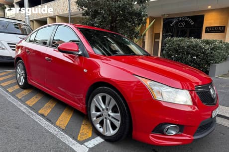 Red 2013 Holden Cruze Sedan Sri V