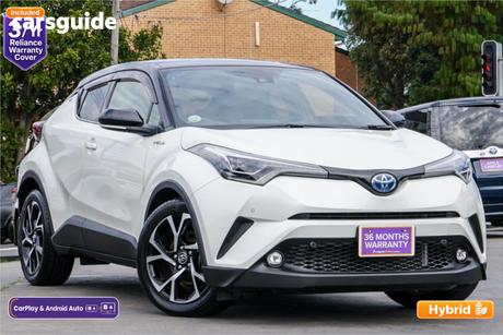 White 2018 Toyota C-HR SUV G TWO TONE (HYBRID)