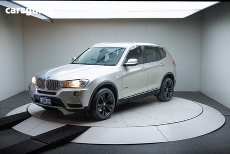 Silver 2012 BMW X3 Wagon Xdrive 30D