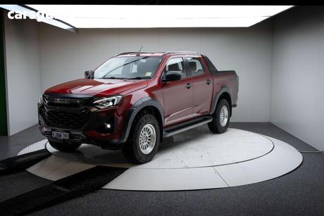 Red 2025 Isuzu D-MAX Crew Cab Utility X-Terrain (4X4)