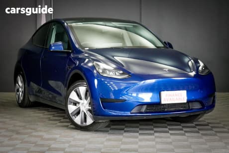 Blue 2023 Tesla Model Y Wagon Rear-Wheel Drive