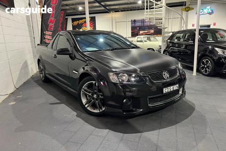 Black 2011 Holden Commodore Utility Sv6
