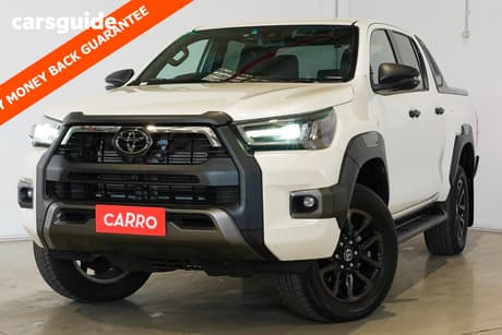White 2021 Toyota Hilux Double Cab Pick Up Rogue (4X4)