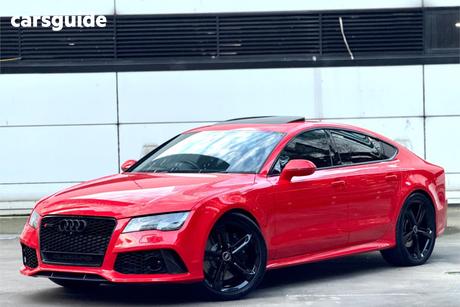Red 2014 Audi RS7 Hatchback Sportback 4.0 Tfsi Quattro