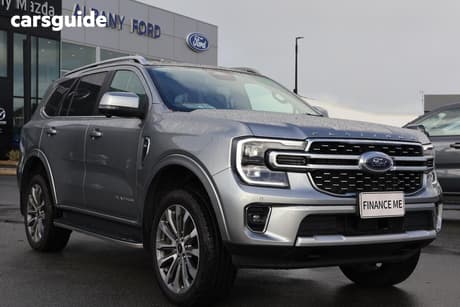 Silver 2025 Ford Everest Wagon Platinum (4Wd)