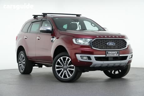Red 2020 Ford Everest Wagon Titanium (4Wd)