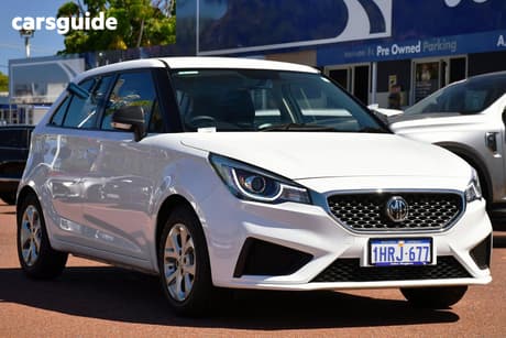 White 2022 MG MG3 Hatchback Core