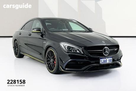 Black 2017 Mercedes-Benz CLA45 Coupe 4Matic