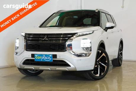 White 2024 Mitsubishi Outlander Wagon Phev Exceed 5+2 Seat (Awd)