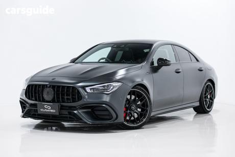 Grey 2021 Mercedes-Benz CLA Coupe 45 S 4MATIC+ C118 MY21.5