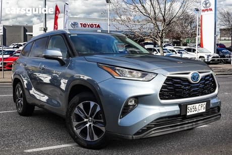 Blue 2021 Toyota Kluger Wagon Gxl Hybrid Awd