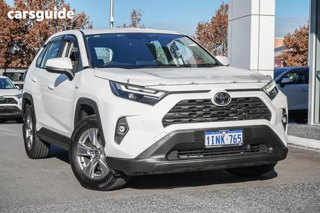 White 2024 Toyota RAV4 Wagon Gx (2Wd) Hybrid
