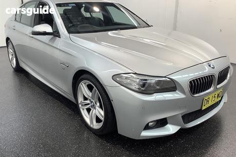 Silver 2014 BMW 520D Sedan Modern Line
