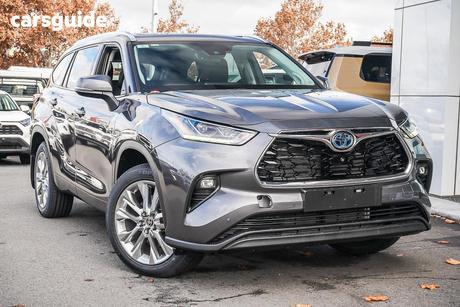 Grey 2021 Toyota Kluger Wagon Grande Hybrid Awd