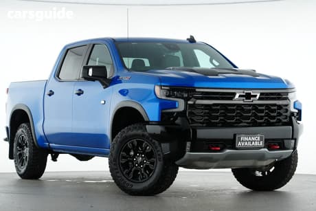Blue 2023 Chevrolet Silverado Crew Cab Pickup 1500 Zr2