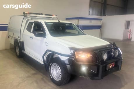 White 2021 Isuzu D-MAX Space Cab Chassis Sx (4X4)