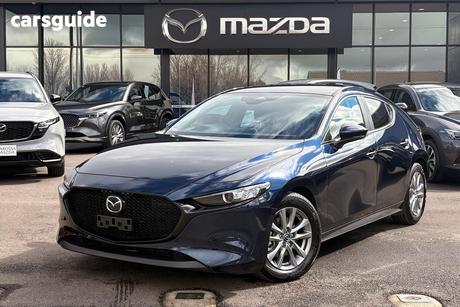 Blue 2025 Mazda 3 Hatchback G20 Pure
