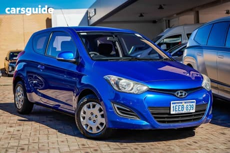 Blue 2012 Hyundai I20 Hatchback Active