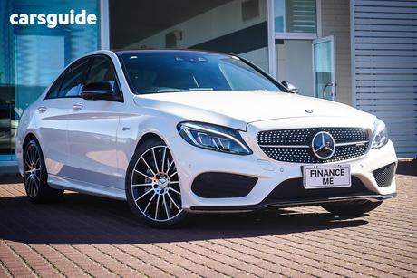 White 2017 Mercedes-Benz C43 Sedan 43