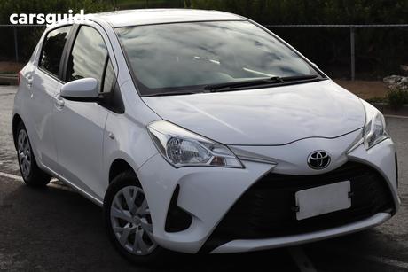 White 2018 Toyota Yaris Hatchback Ascent