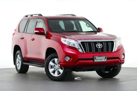 Red 2017 Toyota Landcruiser Prado Wagon Gxl (4X4)