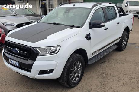 White 2018 Ford Ranger Dual Cab Utility Fx4 Special Edition