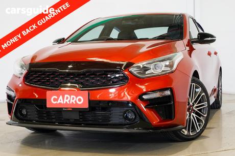 Orange 2019 Kia Cerato Sedan Gt Safety Pack