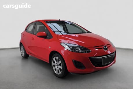 Red 2014 Mazda 2 Hatchback Neo Sport