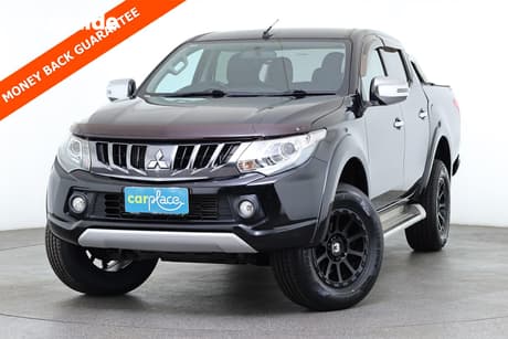 Black 2018 Mitsubishi Triton Dual Cab Utility Gls (4X4)