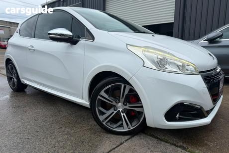 White 2015 Peugeot 208 Hatchback Gti
