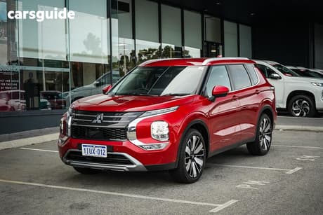 Red 2025 Mitsubishi Outlander Wagon Aspire 7 Seat (2Wd)