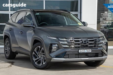 Green 2026 Hyundai Tucson Wagon Premium Hybrid (Awd)