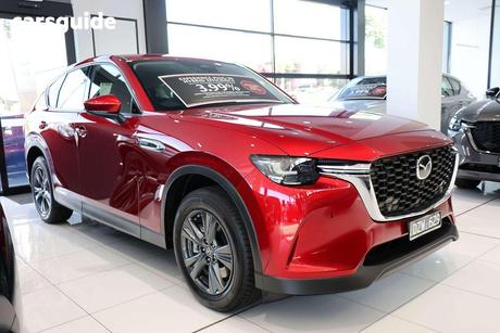 Red 2025 Mazda CX-60 Wagon P50E Pure Phev