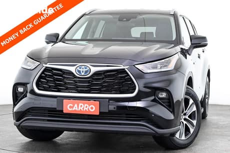 Black 2023 Toyota Kluger Wagon Gxl Hybrid Awd