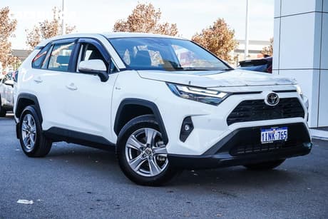 White 2024 Toyota RAV4 Wagon Gx (2Wd) Hybrid